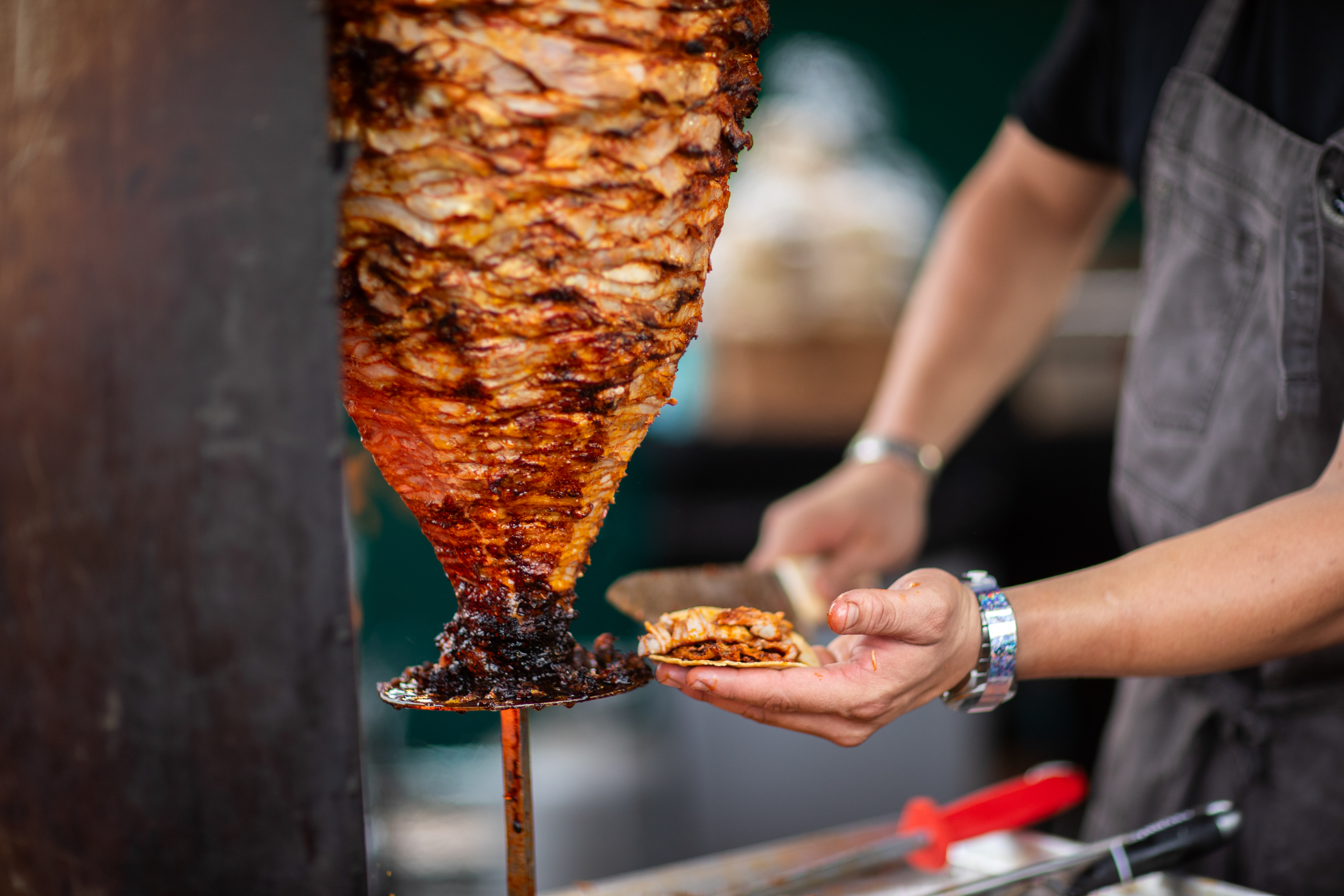Al pastor taco — culinary experience at Tequila Fest
