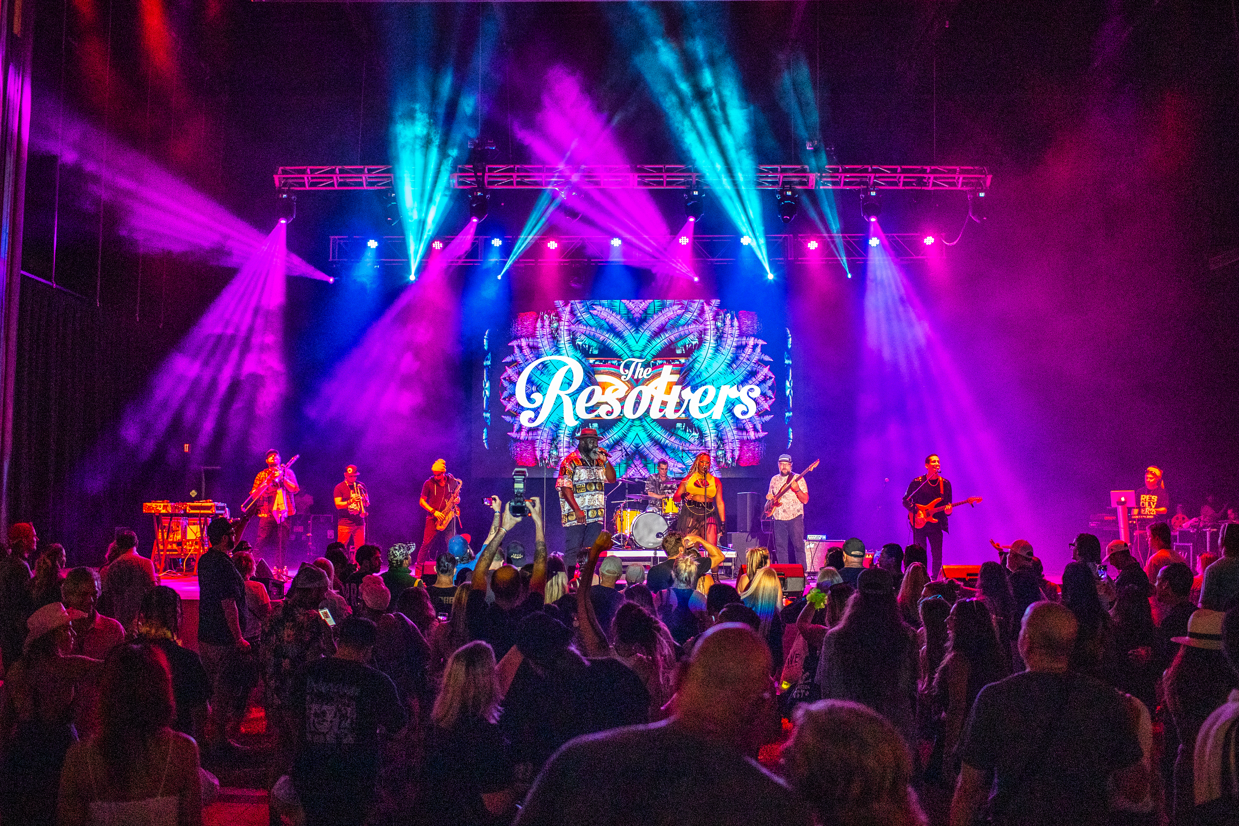 Live music at Tequila Fest — The Resolvers on stage